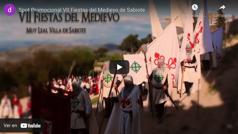 video promocional Fiestas del Medievo en Sabiote 2022